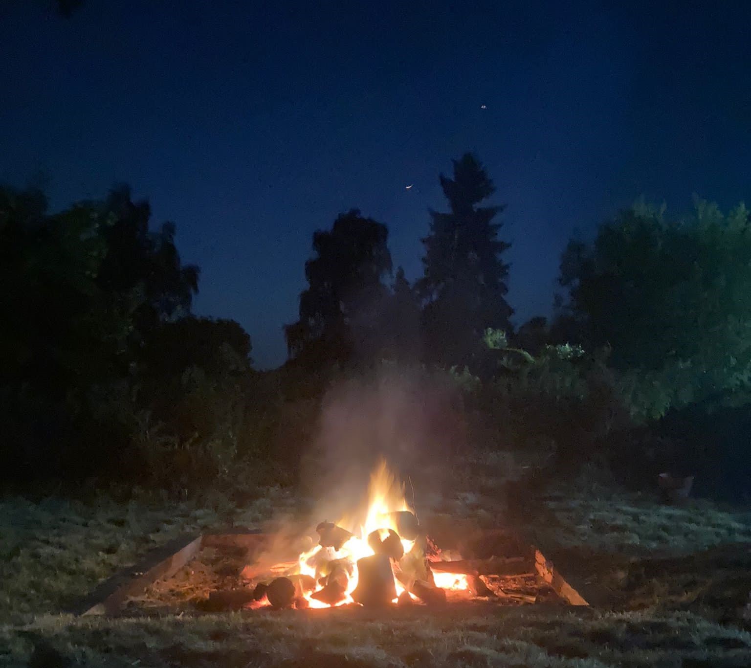campfire at AGM
